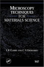 Tapa de Microscopy Techniques for Materials Science