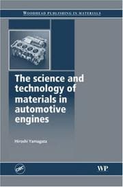 Tapa de The Science and Technology of Materials in Automotive Engines (Woodhead Publishing in Materials)