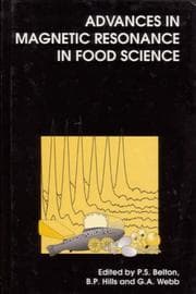 Tapa de Advances in Magnetic Resonance in Food Science