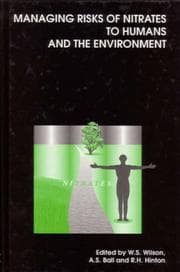 Tapa de Managing Risks of Nitrates to Humans and the Environment