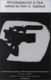Tapa de Psychoanalysis and Film (International Journal of Psychoanalysis Key Paper Series)