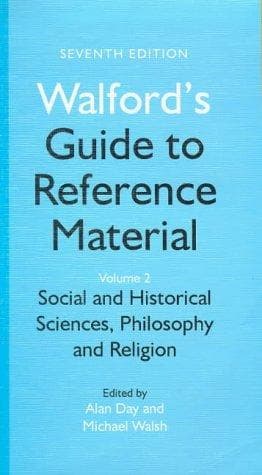 Tapa de Walford's Guide to Reference Material