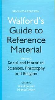 Tapa de Walford's Guide to Reference Material