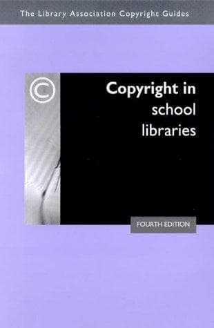 Tapa de Copyright in school libraries