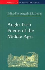 Tapa de Anglo-Irish poems of the Middle Ages