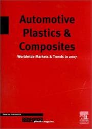Tapa de Automotive Plastics & Composites - Worldwide Markets & Trends to 2007