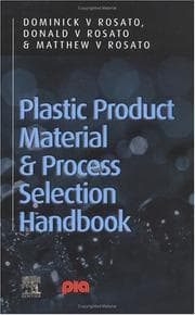 Tapa de Plastic product material and process selection handbook