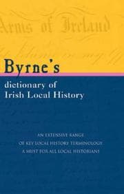 Tapa de Byrne's dictionary of Irish local history