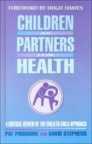 Tapa de Children as partners for health