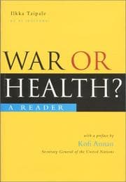 Tapa de War Or Health?