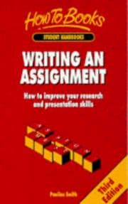 Tapa de Writing an Assignment