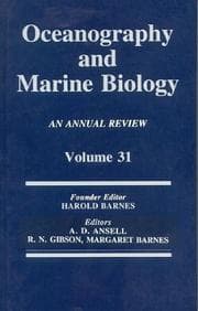 Tapa de Oceanography and marine biology