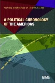 Tapa de A political chronology of the Americas