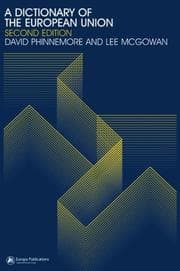 Tapa de A Dictionary of the European Union