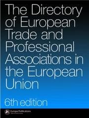 Tapa de The Directory of Trade and Professional Associations in the European Union