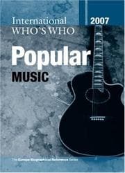 Tapa de International who's who in popular music 2007