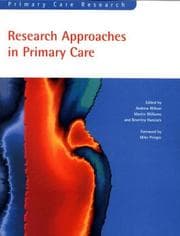 Tapa de Research approaches in primary care