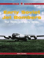 Tapa de Early Soviet jet bombers