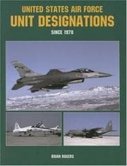 Tapa de United States Air Force Unit Designations Since 1978