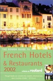 Tapa de The Rough guide to French Hotels & Restaurants, 2002