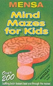 Tapa de Mensa Mind Mazes for Kids