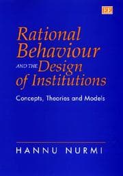 Tapa de Rational Behaviour and the Design of Institutions