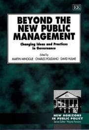 Tapa de Beyond the new public management