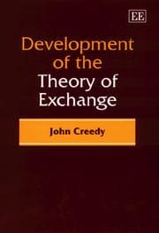 Tapa de Development of the theory of exchange