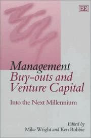 Tapa de Management Buy-Outs and Venture Capital