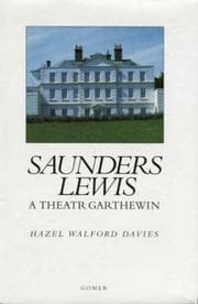 Tapa de Saunders Lewis a Theatr Garthewin