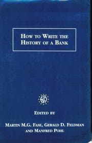 Tapa de How to write the history of a bank