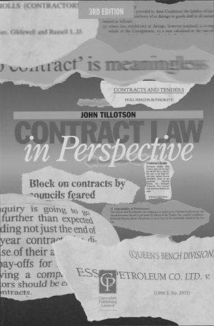 Tapa de Contract Law in Perspective