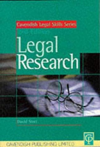 Tapa de Legal Research