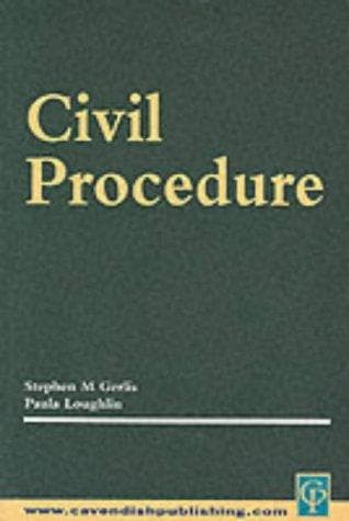 Tapa de Civil procedure