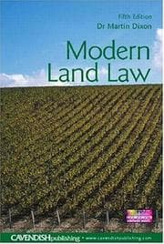 Tapa de Modern Land Law
