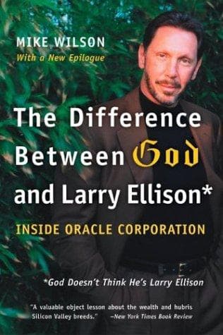 Tapa de The Difference Between God and Larry Ellison