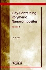 Tapa de Clay-Containing Polymeric Nanocomposites Volume 1