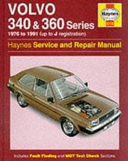 Tapa de Volvo 340 and 360 Series Service and Repair Manual