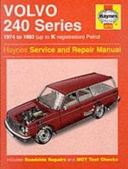 Tapa de Volvo 240 Series Service and Repair Manual