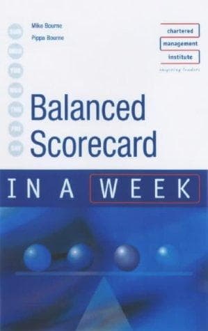 Tapa de Balanced scorecard in a week