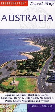 Tapa de Australia Travel Map