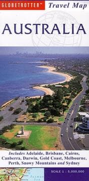 Tapa de Australia Travel Map