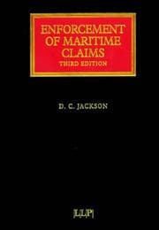 Tapa de Enforcement of Maritime Claims (Lloyd's Shipping Law Library)