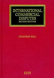 Tapa de Law Relating to International Commercial Disputes (Lloyd's Commercial Law Library)
