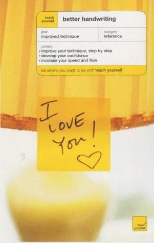 Tapa de Teach Yourself Better Handwriting