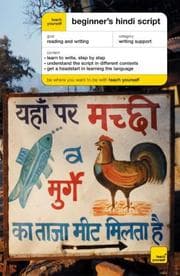 Tapa de Teach Yourself Beginner's Hindi Script