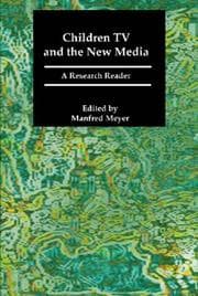 Tapa de Children, television, and the new media