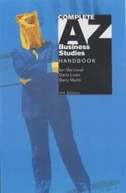 Tapa de Complete A Z business studies handbook