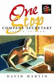Tapa de One Stop Company Secretary