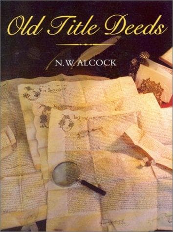 Tapa de Old Title Deeds